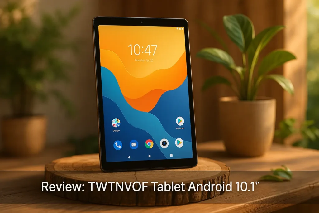 TWTNVOF Tablet Android 10,1": desempenho rápido e ótimo custo-benefício