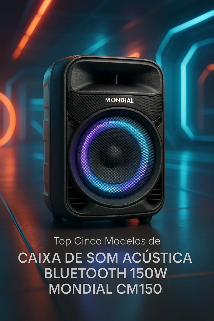 Top Cinco Modelos de Caixa de som acústica bluetooth 150w Mondial cm150