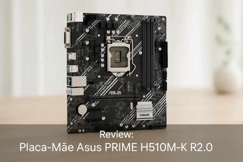 Placa Mãe Asus PRIME H510M-K R2.0: Compacta, Confiável e Atual