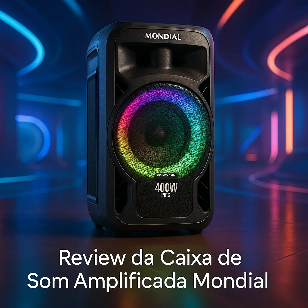 Top Cinco Modelos de Caixa de som amplificada Mondial connect lights bivolt 400w rms