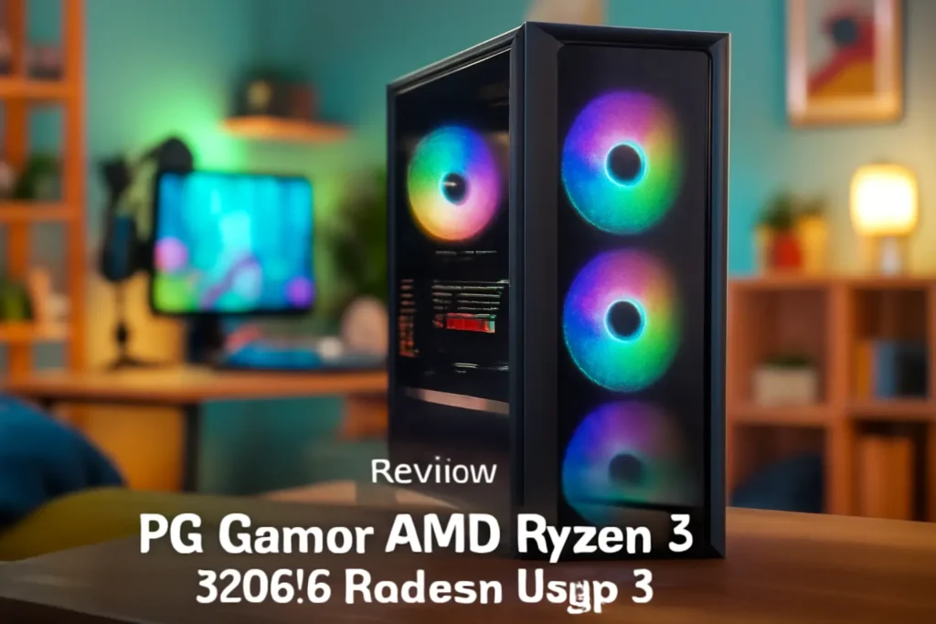 PC Gamer AMD Ryzen 3 3200G Radeon Vega 8 – Desempenho e Estilo para Gamers