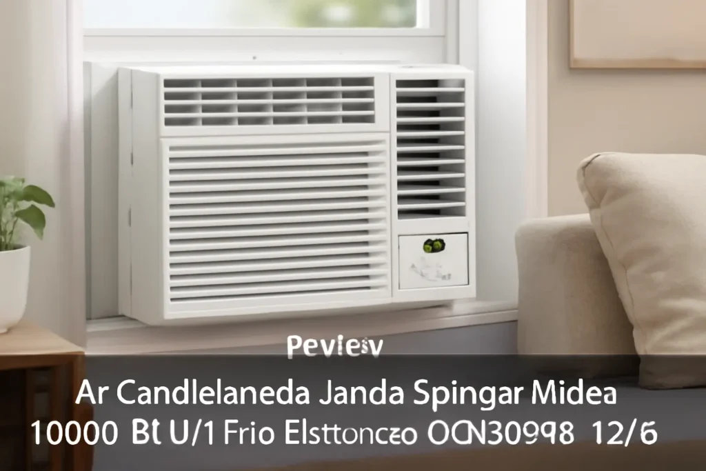 Ar Condicionado Janela Springer Midea 10000 BTU/h Frio Eletrônico QCK108RB - 127 Volts