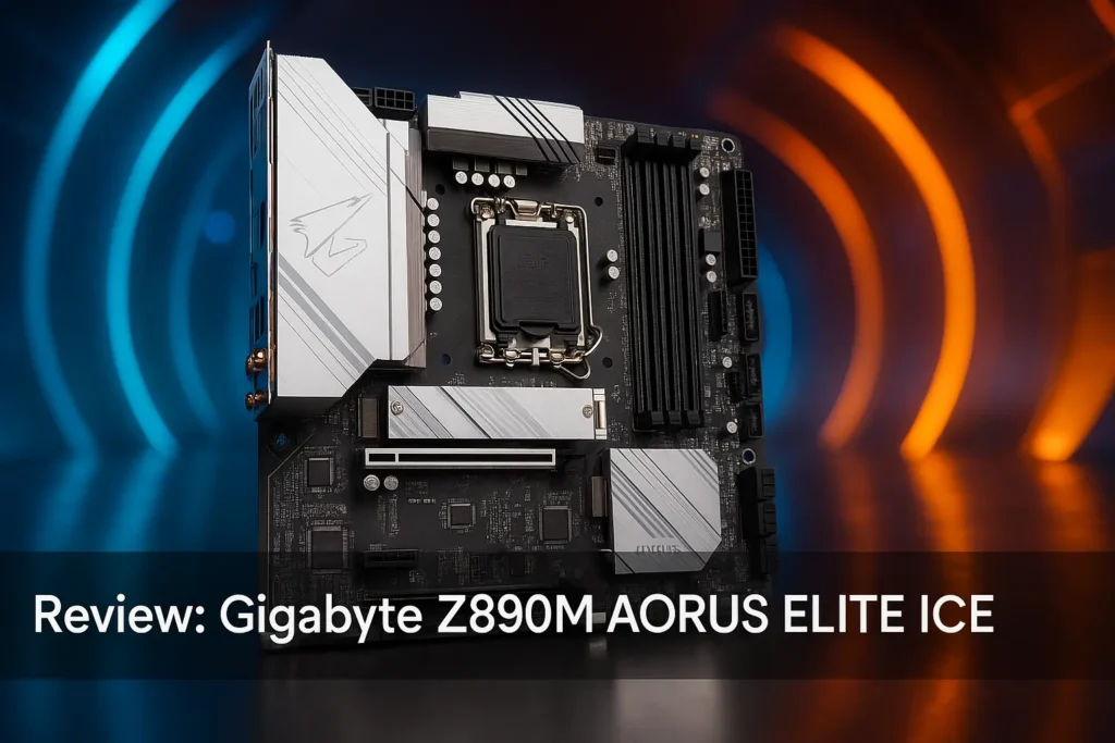 Gigabyte Z890M AORUS ELITE ICE: desempenho e conectividade