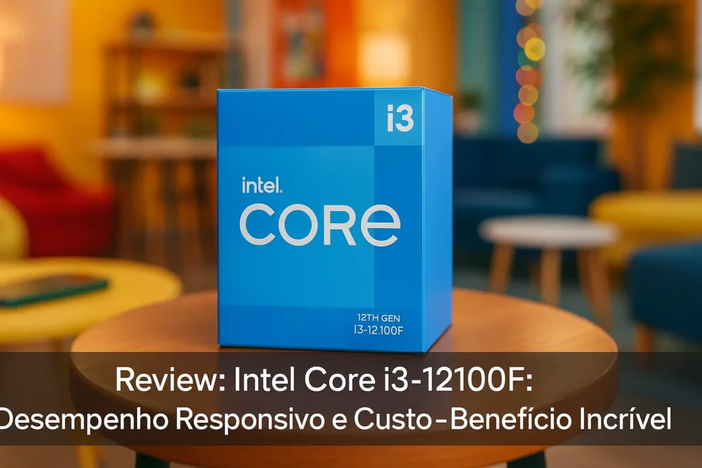 Intel Core I3-12100F: Desempenho Responsivo e Custo-Benefício Incrível