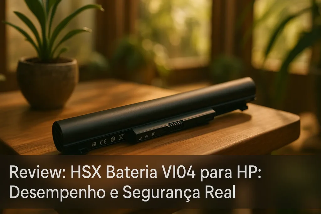 HSX Bateria VI04 para HP: Desempenho e Segurança Real
