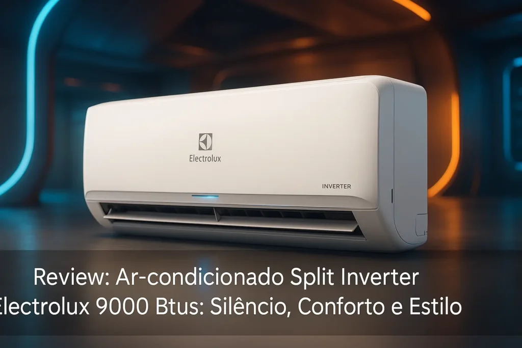 Ar-condicionado Split Inverter Electrolux 9000 Btus: Silêncio, Conforto e Estilo