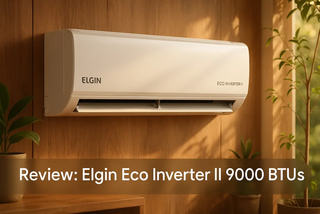 Elgin Eco Inverter II 9000 BTUs: silencioso e eficiente