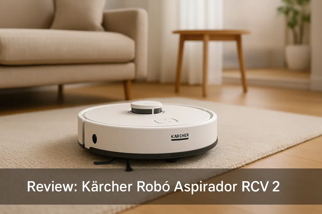 Kärcher Robô Aspirador RCV 2: Aspira + Passa Pano com Precisão