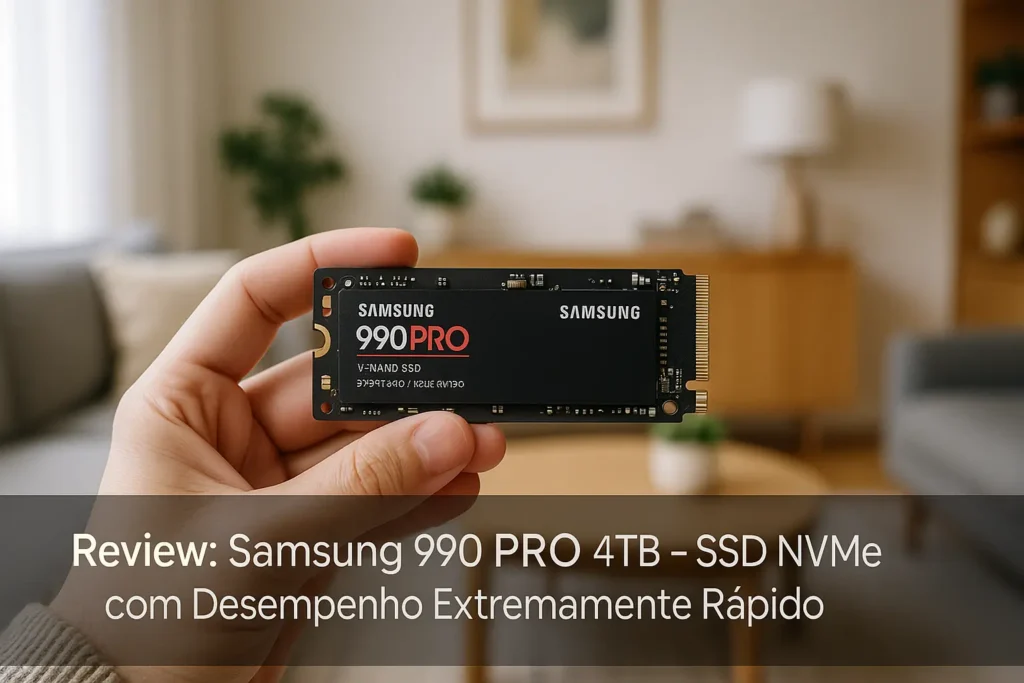 SSD Samsung 990 PRO 4TB: Velocidade Extrema para Profissionais