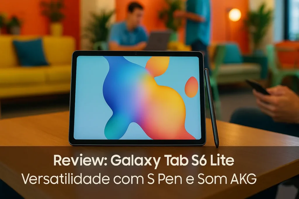 Galaxy Tab S6 Lite: Versatilidade com S Pen e Som AKG