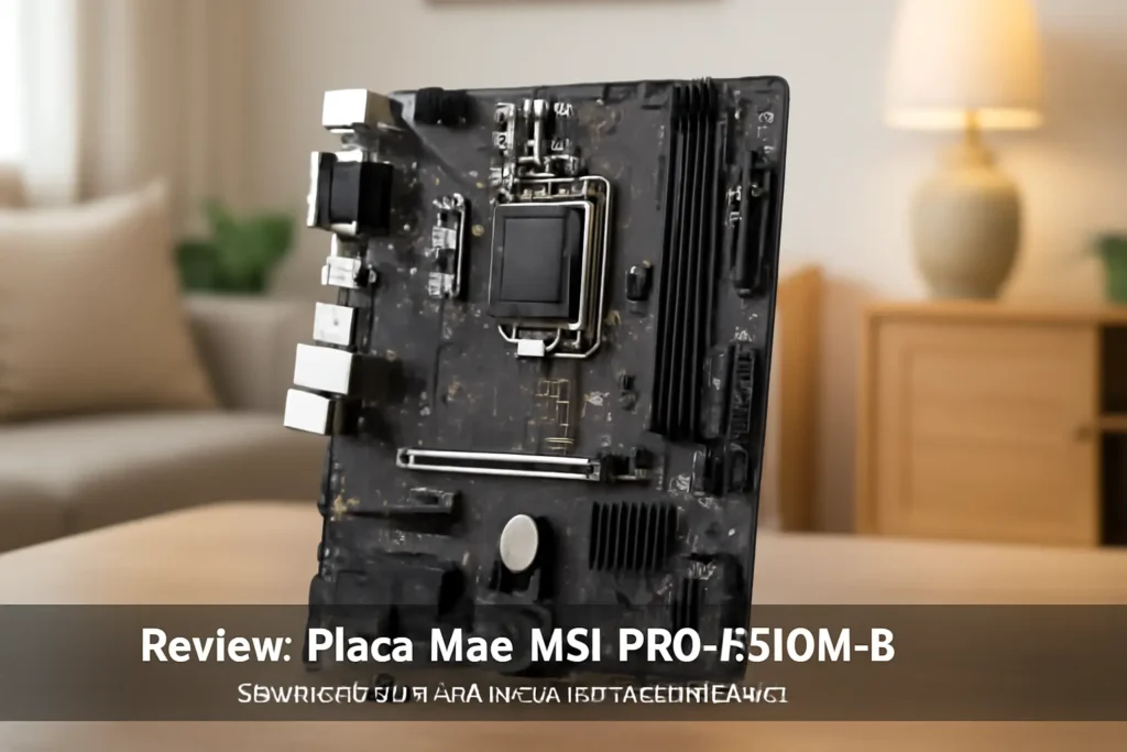 Placa Mãe MSI PRO H510M-B (LGA 1200/2xDDR4/HDMI/VGA/M.2/USB 3.2) - Confiabilidade e Potência no Seu PC