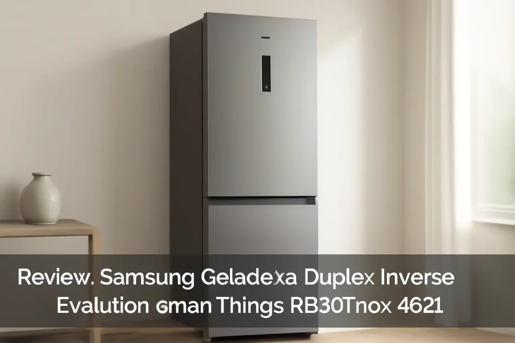 Samsung Geladeira Duplex Inverse Evolution SmartThings RB50 Inox 462L