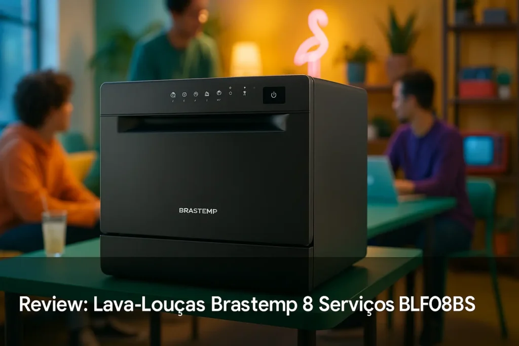 Lava Louças Brastemp 8 Serviços BLF08BS: compacta, eficiente e econômica