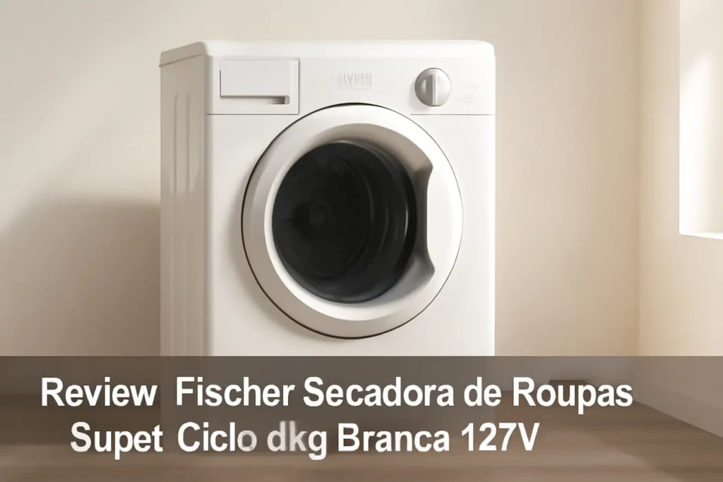 Fischer Secadora de Roupas Super Ciclo 8kg Branca 127V: Desempenho e Economia para Seu Lar