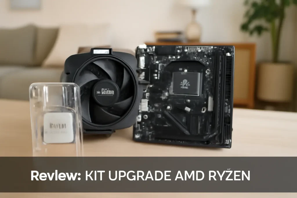 Kit Upgrade AMD Ryzen 5 5600GT, 16GB DDR4 3200MHz, MB A520: Potência para o Seu PC