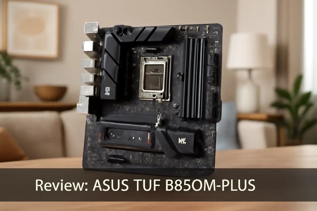 ASUS TUF GAMING B850M-PLUS WIFI: Placa-mãe AM5 com 18 Portas USB e Conectividade de Alta Performance