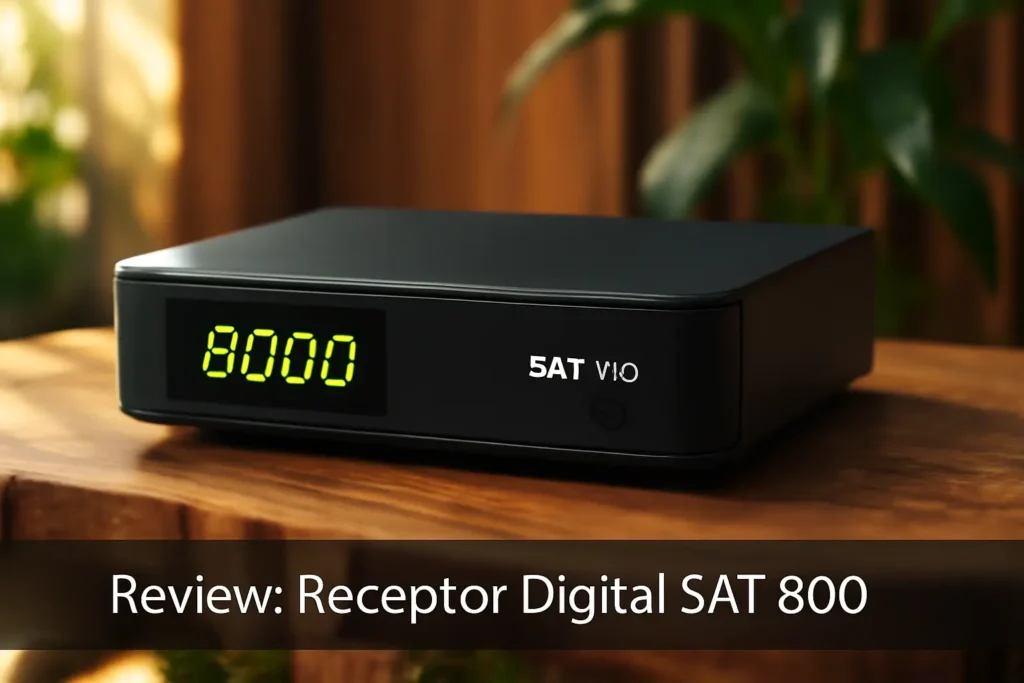 Receptor Digital de TV Via Satélite SAT 800 Preto Intelbras: Qualidade e Desempenho no Seu Entretenimento
