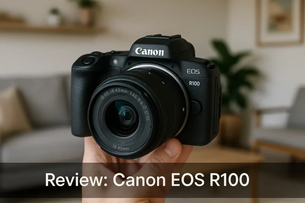 Canon R100 18-45 IS STM: leve, prática e poderosa