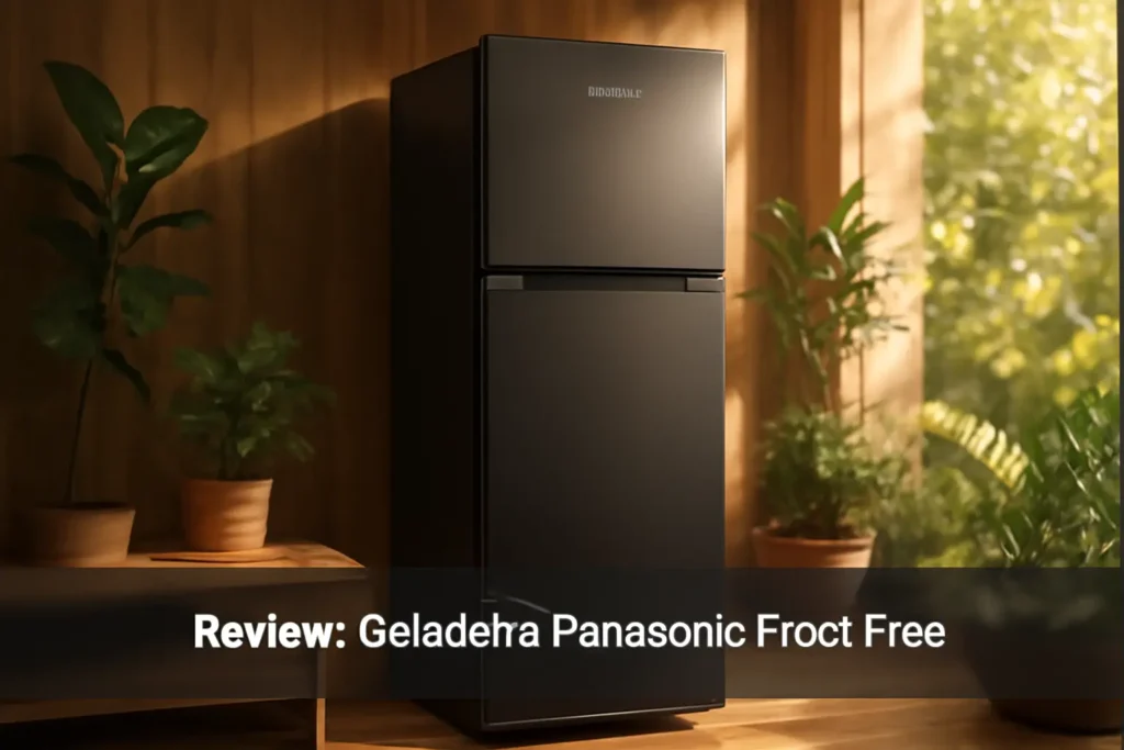 Geladeira Panasonic A+++ Frost Free 387L Aço Escovado: Eficiência e Design Elegante