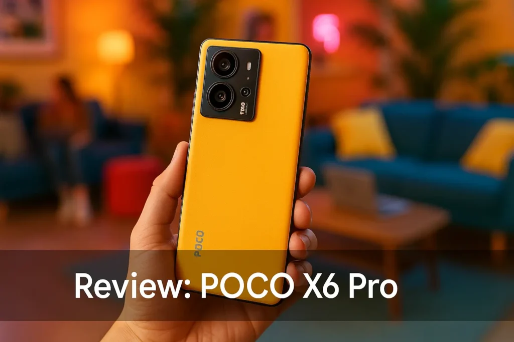 POCO X6 Pro 5G: desempenho de elite e tela 120Hz