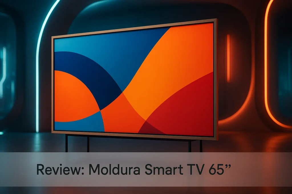 Moldura The Frame 65'' Marrom: Estilo que Transforma sua Sala