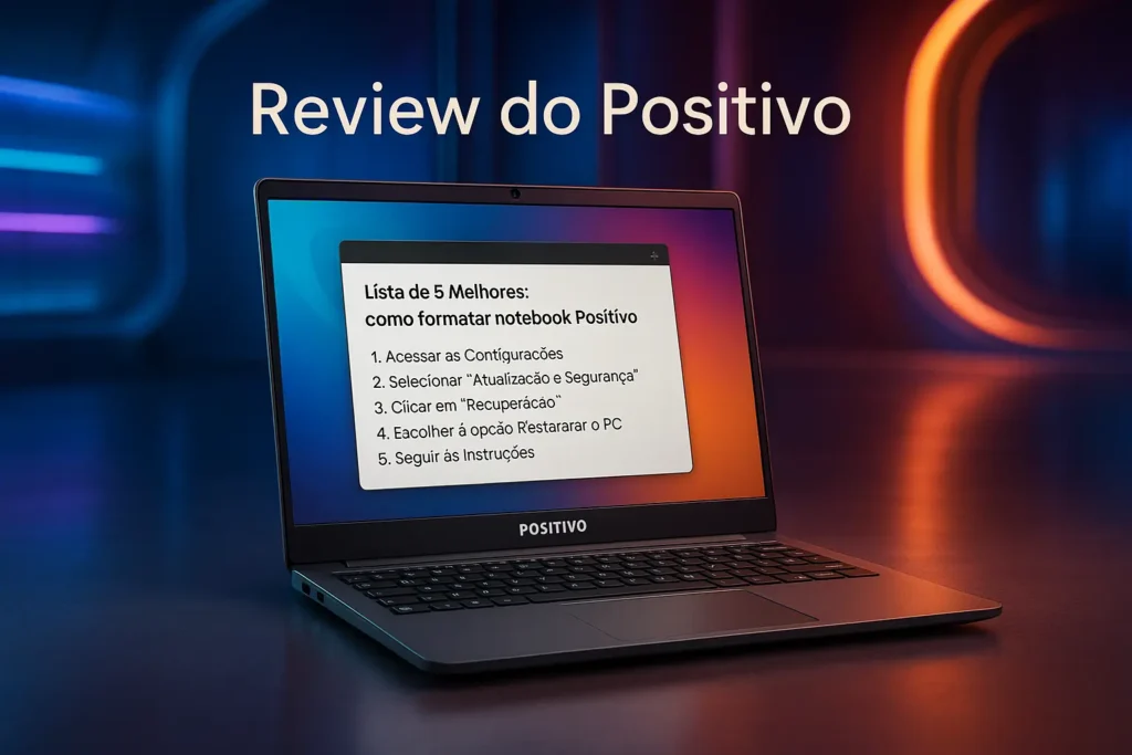 Lista de 5 Melhores: como formatar notebook Positivo