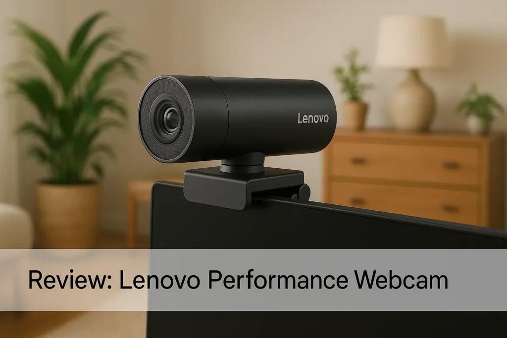 Lenovo Performance FHD Webcam impressiona com ângulo amplo e som limpo