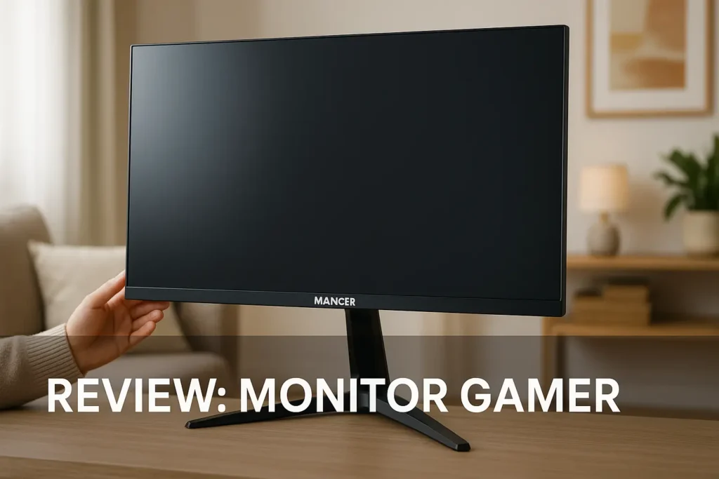 Monitor Gamer Mancer Horizon Z PRO entrega fluidez e contraste impressionante