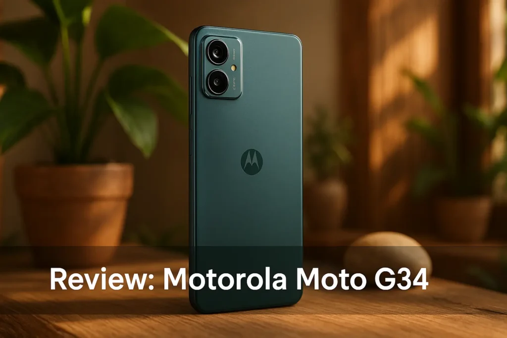 Smartphone Motorola Moto G34 5G: velocidade e estilo surpreendem