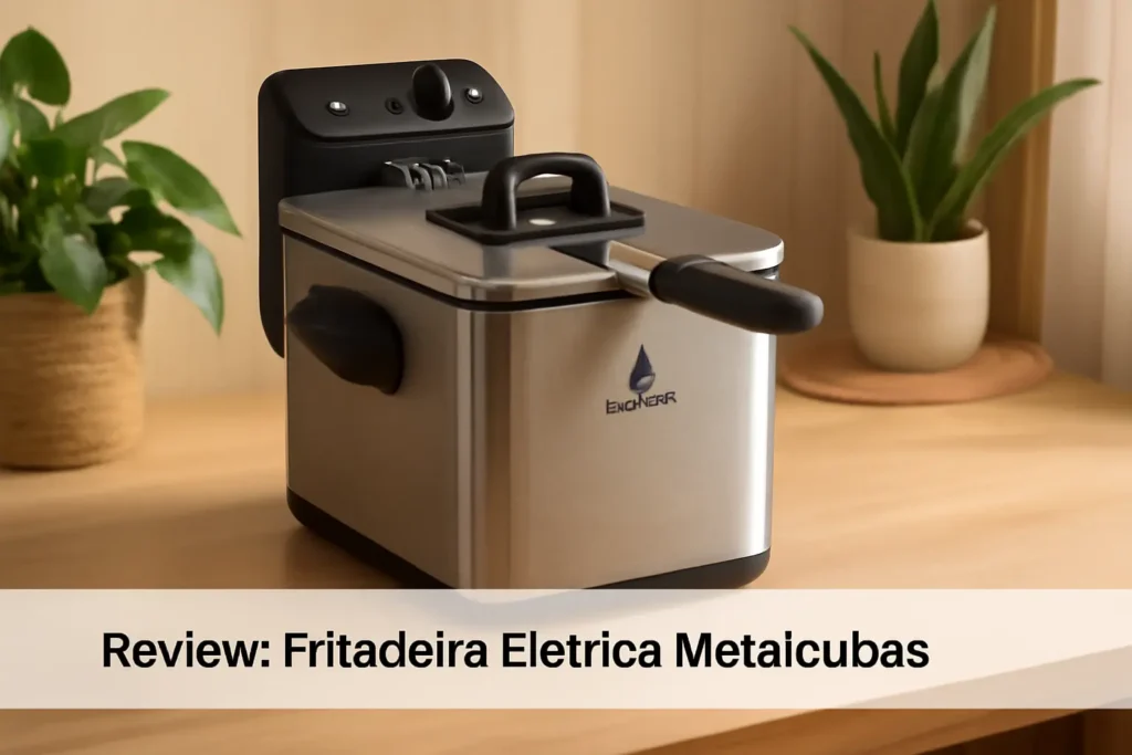 Fritadeira Elétrica de Mesa Zona Fria de Óleo FOE 15M 8000 Watts Metalcubas 220v: Potência e Praticidade para Sua Cozinha