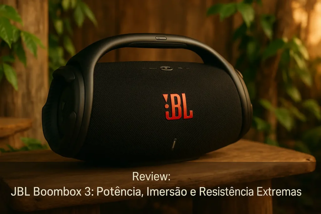 JBL Boombox 3: Potência, Imersão e Resistência Extremas