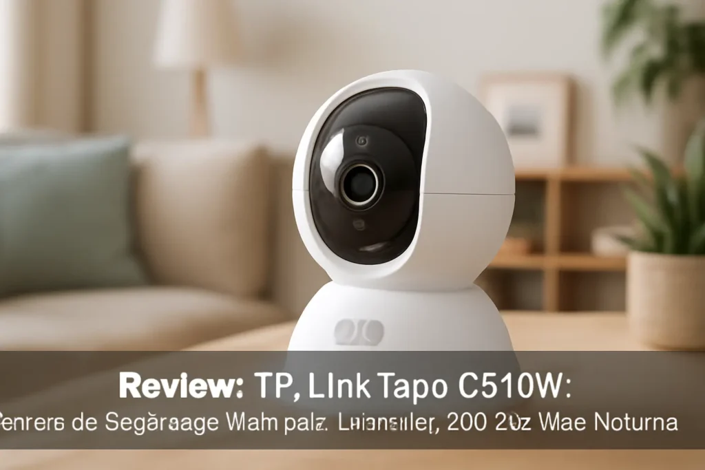 Tapo TP-Link Tapo C510W: Câmera de Segurança Wi-Fi para Exteriores 360° com Visão Noturna