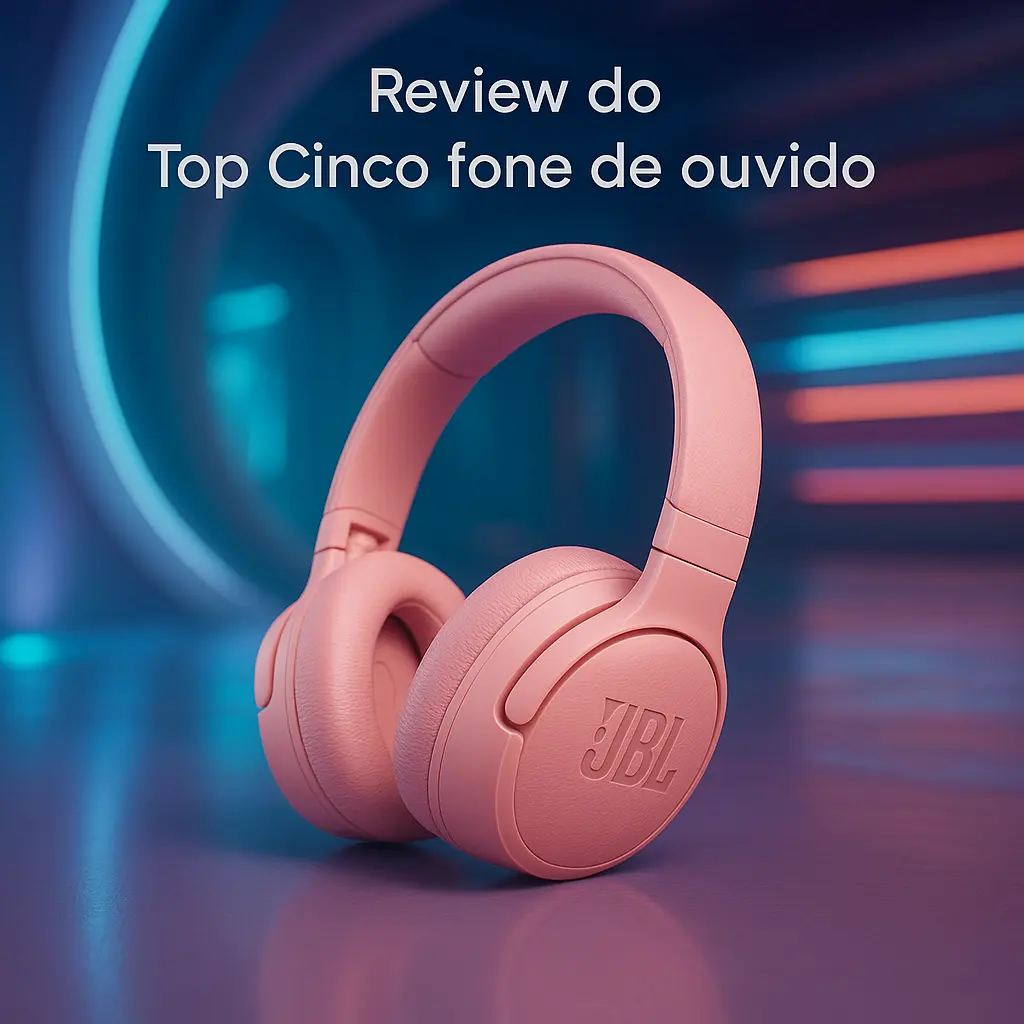 Top Cinco fone de ouvido jbl rosa