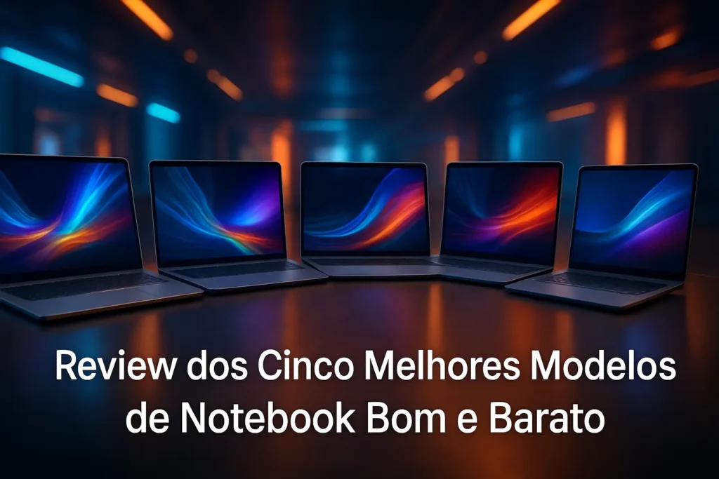 Cinco Melhores Modelos de notebook bom e barato