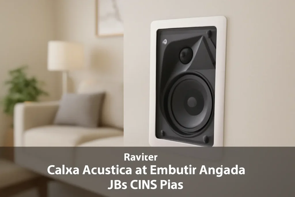 Caixa Acústica de Embutir Angulada JBL Ci8S Plus: Som de Qualidade e Design Moderno