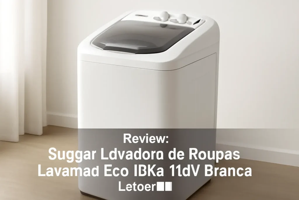 Suggar Lavadora de Roupas Lavamax Eco 10kg 110V Branca LE1021BR: Eficiente e Econômica