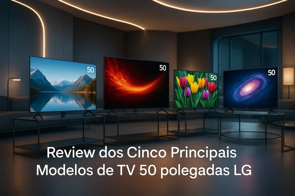Cinco Principais Modelos de TV 50 polegadas LG