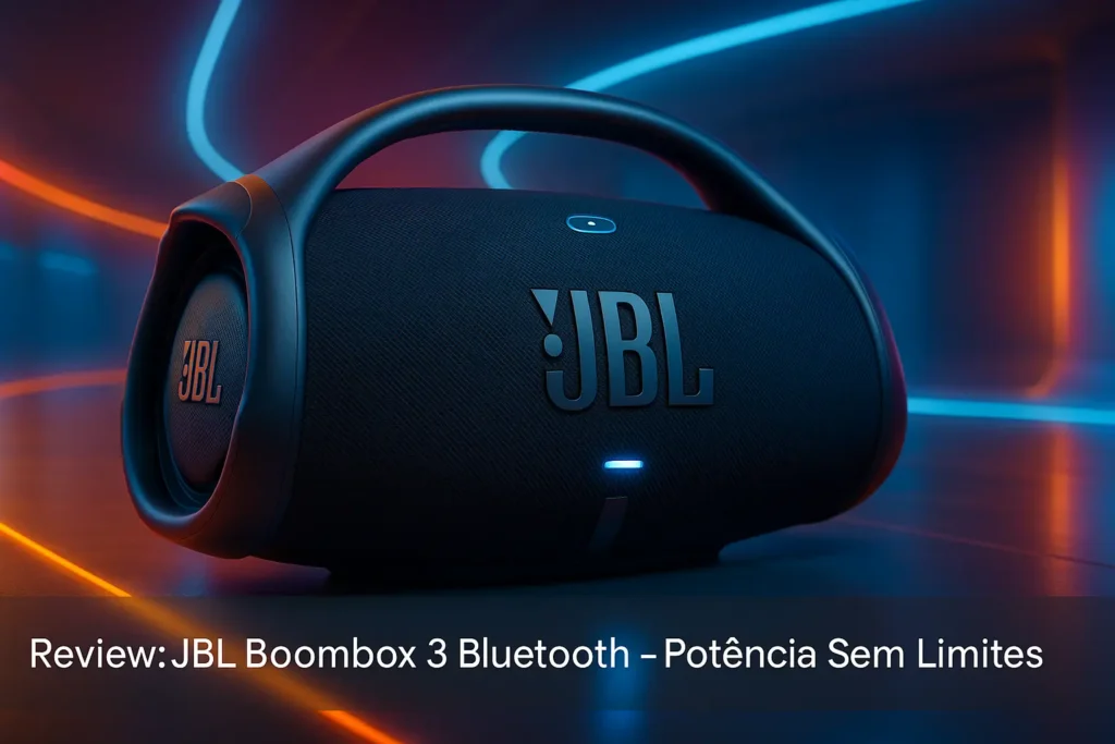JBL Boombox 3 Bluetooth: Potência Sem Limites