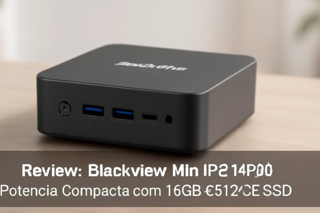 Blackview Mini PC MP80: Potência Compacta com 16GB e 512GB SSD