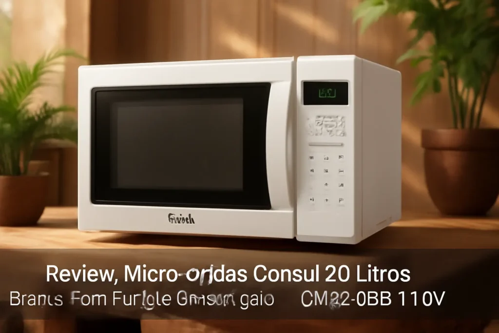 Micro-ondas Consul 20 Litros Branco com Função Descongelar - CMA20BB 110V: Praticidade e Eficiência na Cozinha