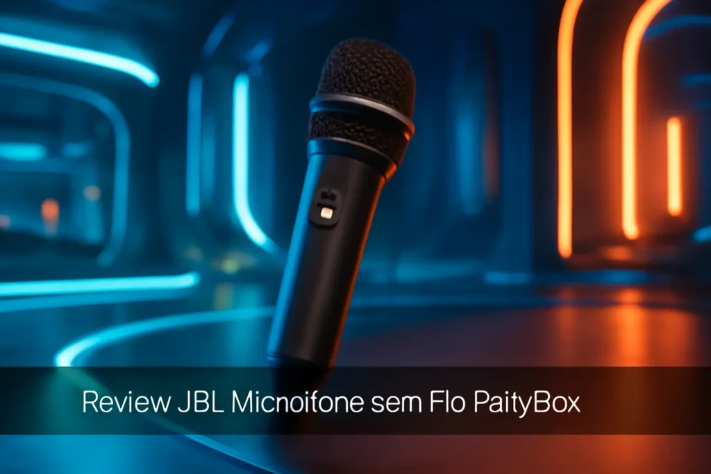 JBL Microfone sem Fio PartyBox – Som Nítido e Conexão Estável