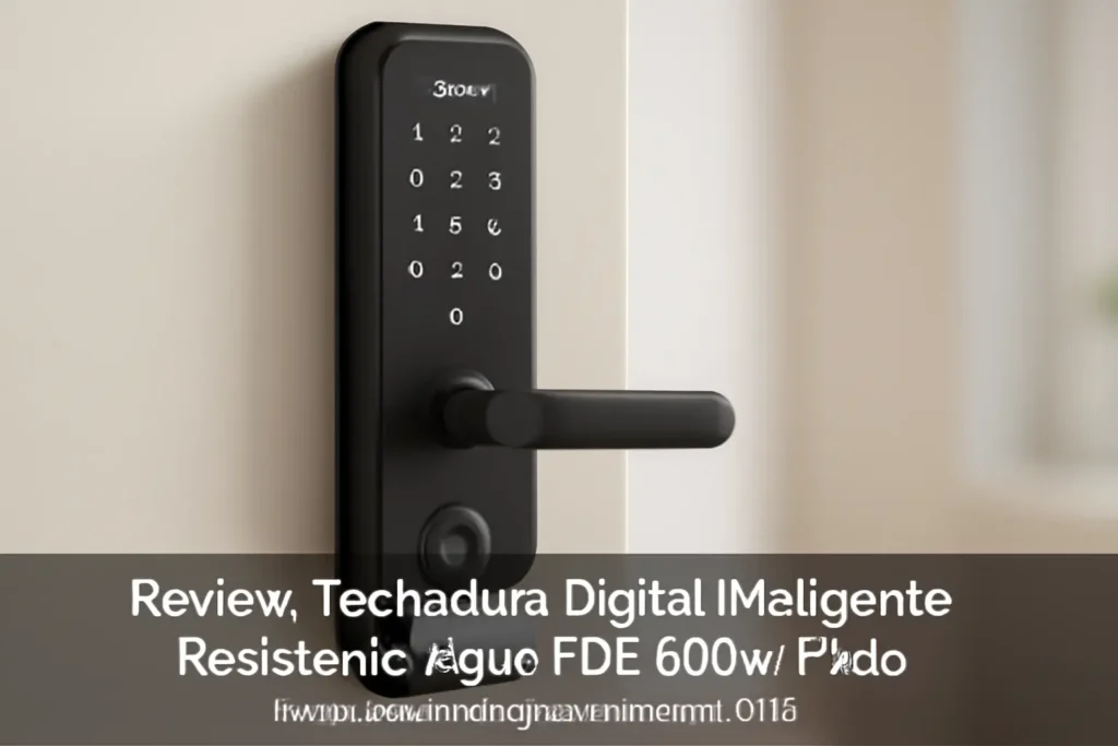 Fechadura Digital Inteligente Resistente Água FDE 600w Pado: Segurança e Praticidade para Seu Lar