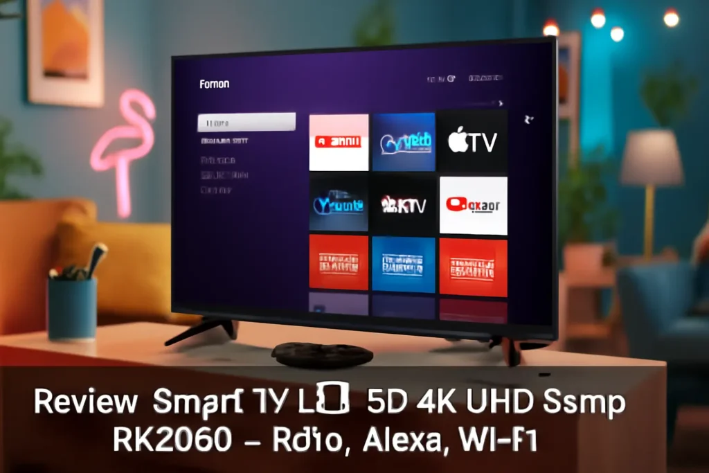 Smart TV LED 50" 4K UHD Semp RK8600 - Roku, Alexa, Wifi