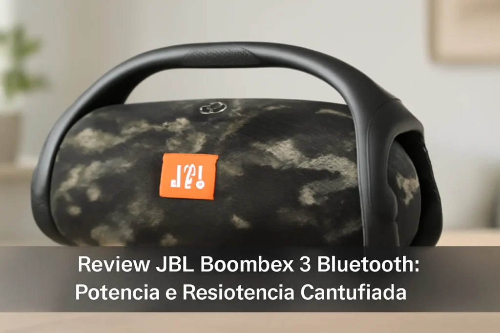 JBL Boombox 3 Bluetooth: Potência e Resistência Camuflada