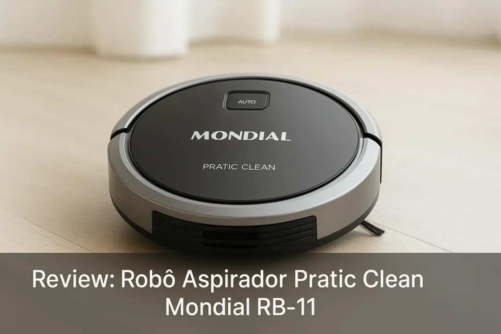 Robô Aspirador Pratic Clean Mondial RB-11: Compacto e Eficiente