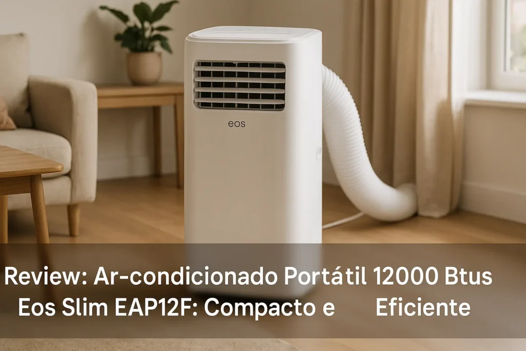 Ar-condicionado Portátil 12000 Btus Eos Slim Eap12f: Compacto e Eficiente
