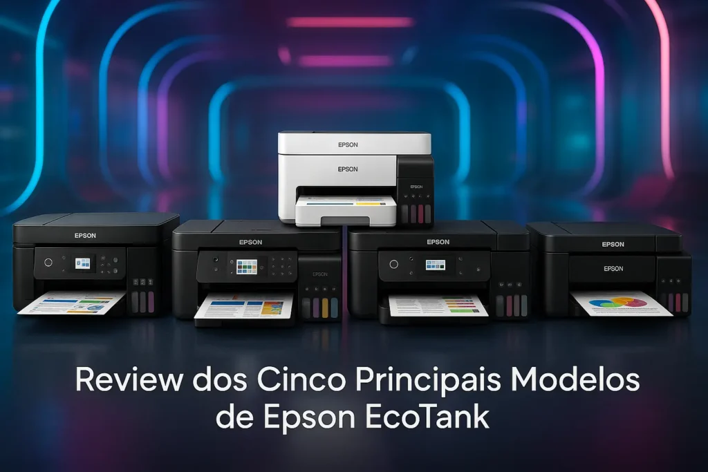 Cinco Principais Modelos de Epson ecotank