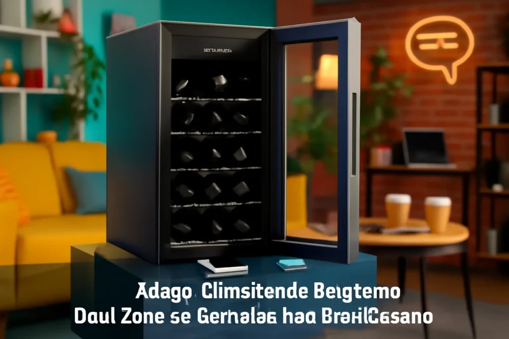 Adega Climatizada Brastemp Dual Zone 33 Garrafas Inox Bzb33beana