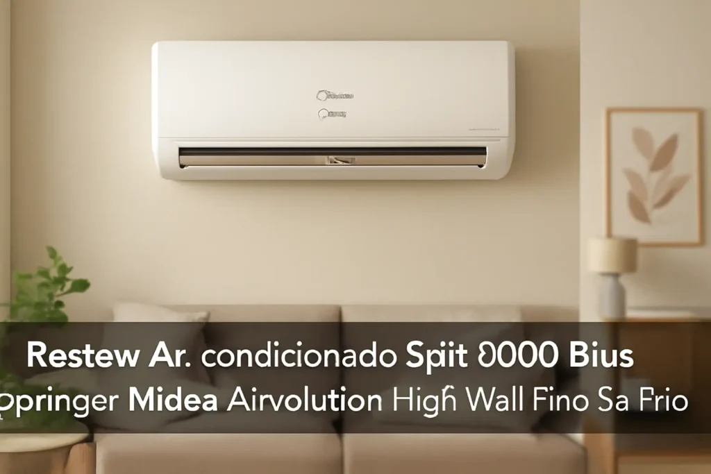 Ar-condicionado Split 9000 Btus Springer Midea Airvolution High Wall Fixo Só Frio