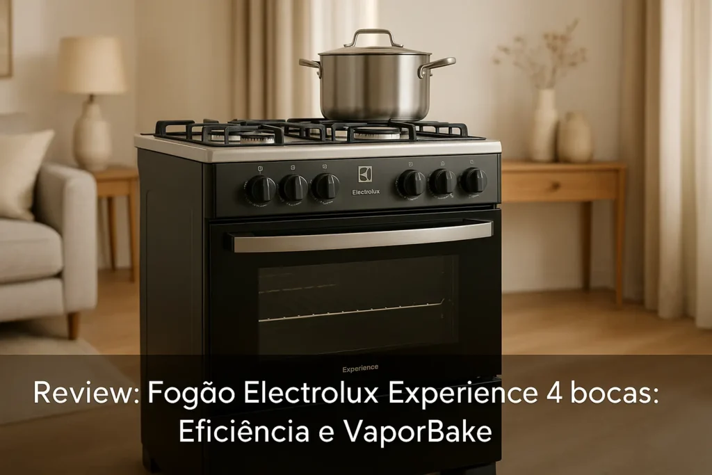 Fogão Electrolux Experience 4 bocas: Eficiência e VaporBake